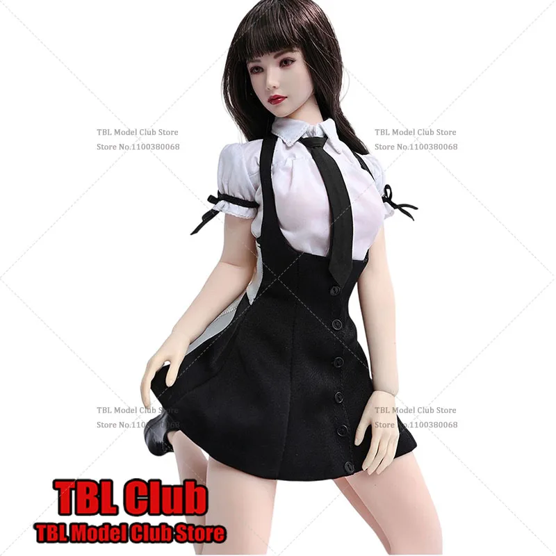 

Toyscentre TCT-034 масштаб 1/6, сексуальная школьная стильная юбка для девочек, рубашка с пышными рукавами, юбка, тканевая модель, подходит для женской экшн-фигурки 12 дюймов
