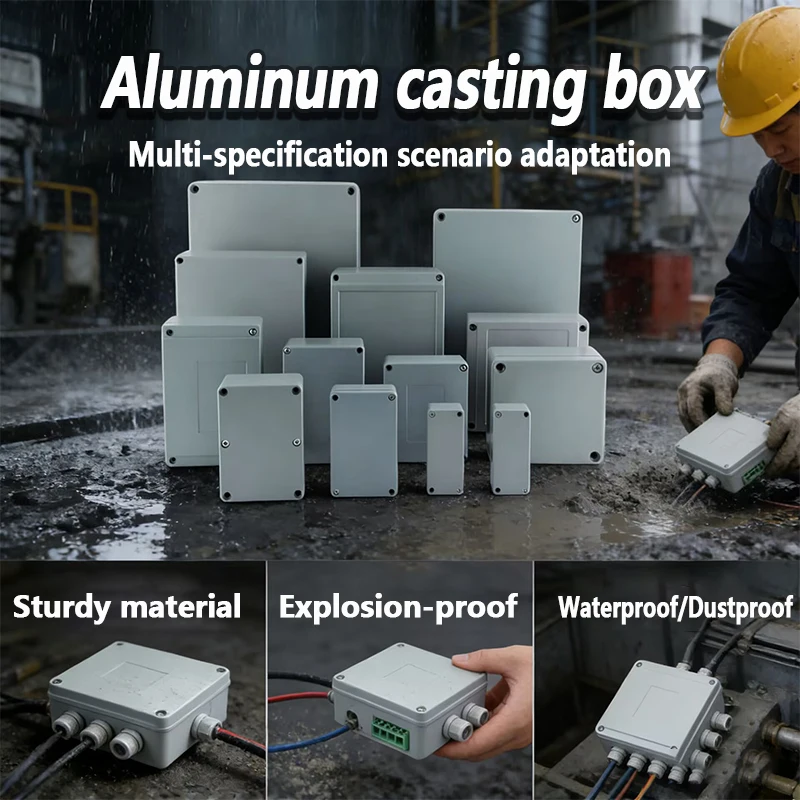 

Outdoor explosion-proof electrical enclosure box electronic project industrial IP67 waterproof cast aluminum junction box
