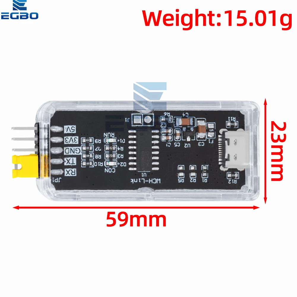 3.3V 5V WCH-Link 에뮬레이터 CMSIS-DAP 다운로드 유형-C 디버그 RISC-V 온라인 SWDTTL ARM 칩 프로그래밍 유형-c