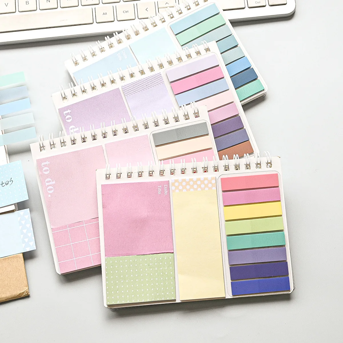 مجموعة ملاحظات لاصقة كاواي قابلة للتوسيع وقابلة للإزالة لوحات مذكرة للطلاب يجب أن يكون لديك لوازم مخطط الدراسة ملحقات مجلة الإعلانات