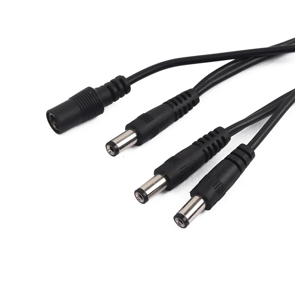 

Pcs Daisy Chain Cable 1 To 3 Splitter 3 Way Effect Pedal Power Supply Cord For Guitar Black High Conductivity Wear Resistant