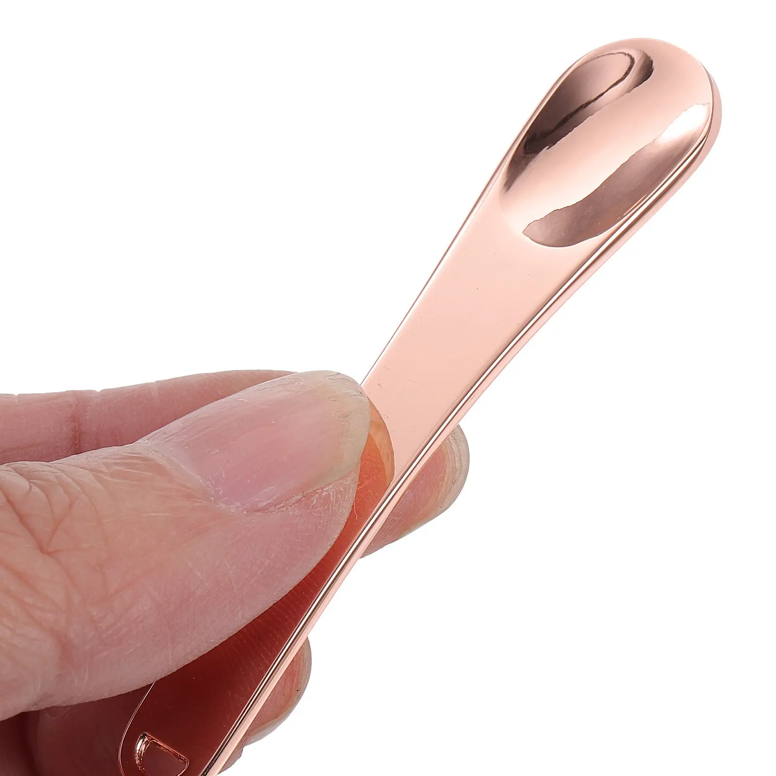 3Pcs Eye Cream Spoon Zinc Alloy Eye Massage Beauty Stick Facial Makeup Tool Improve Microcirculation Portable Face Cream Spoon