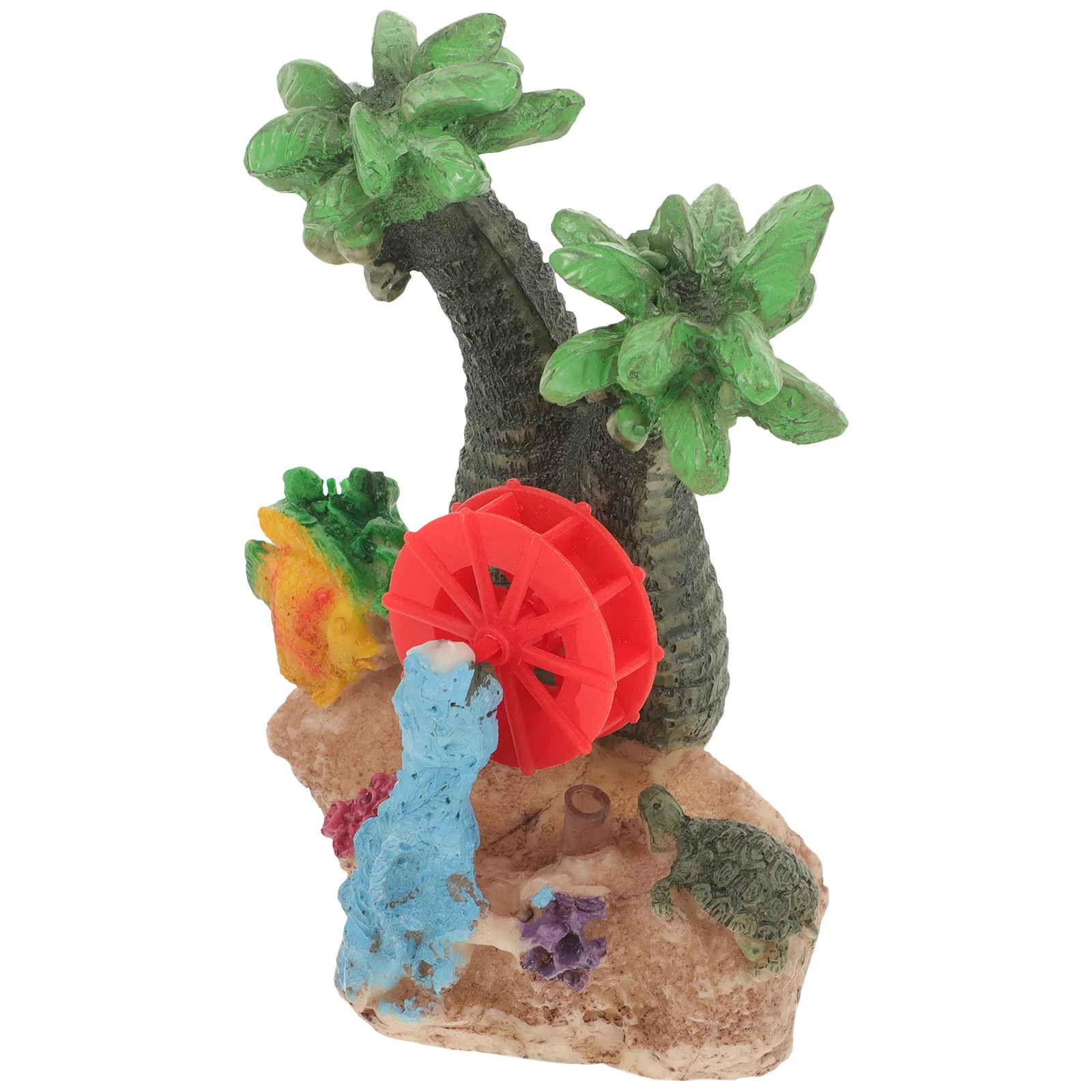 

Aquarium Decor Waterwheel Ornaments Supplies Resin Fish Accessories Landscaping Landscape Tank