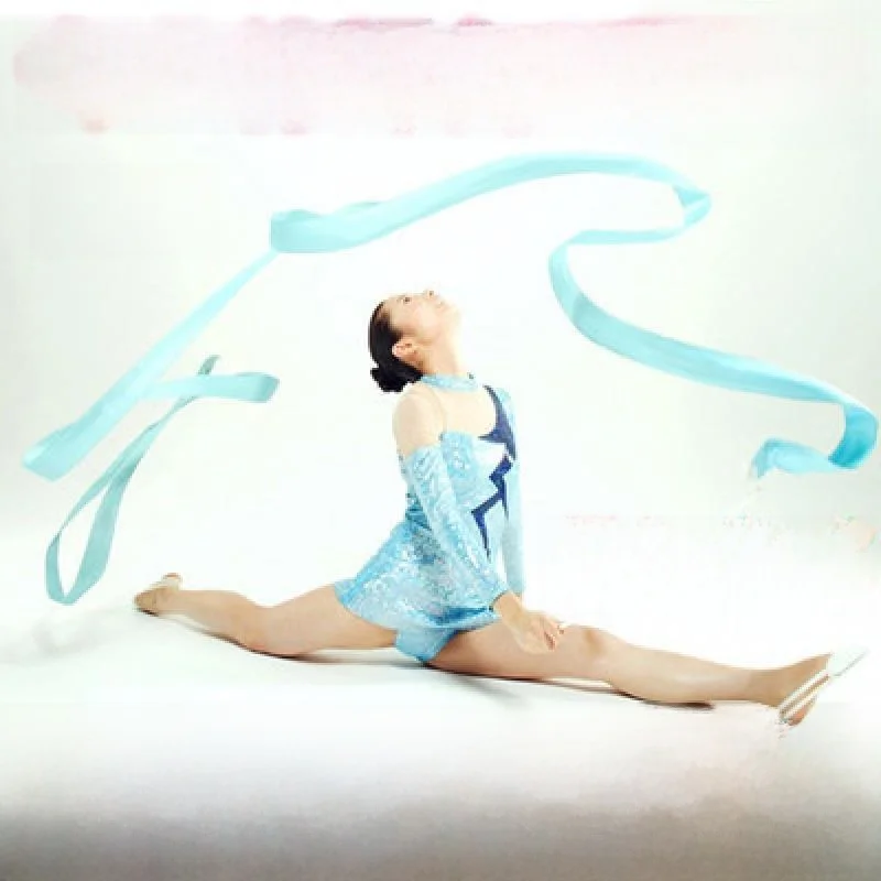 

Profional Artistic Ribbon Props for Adults And Children Dance Performances Sports Gymnastics Ribbons with Bar Fitn Acce...