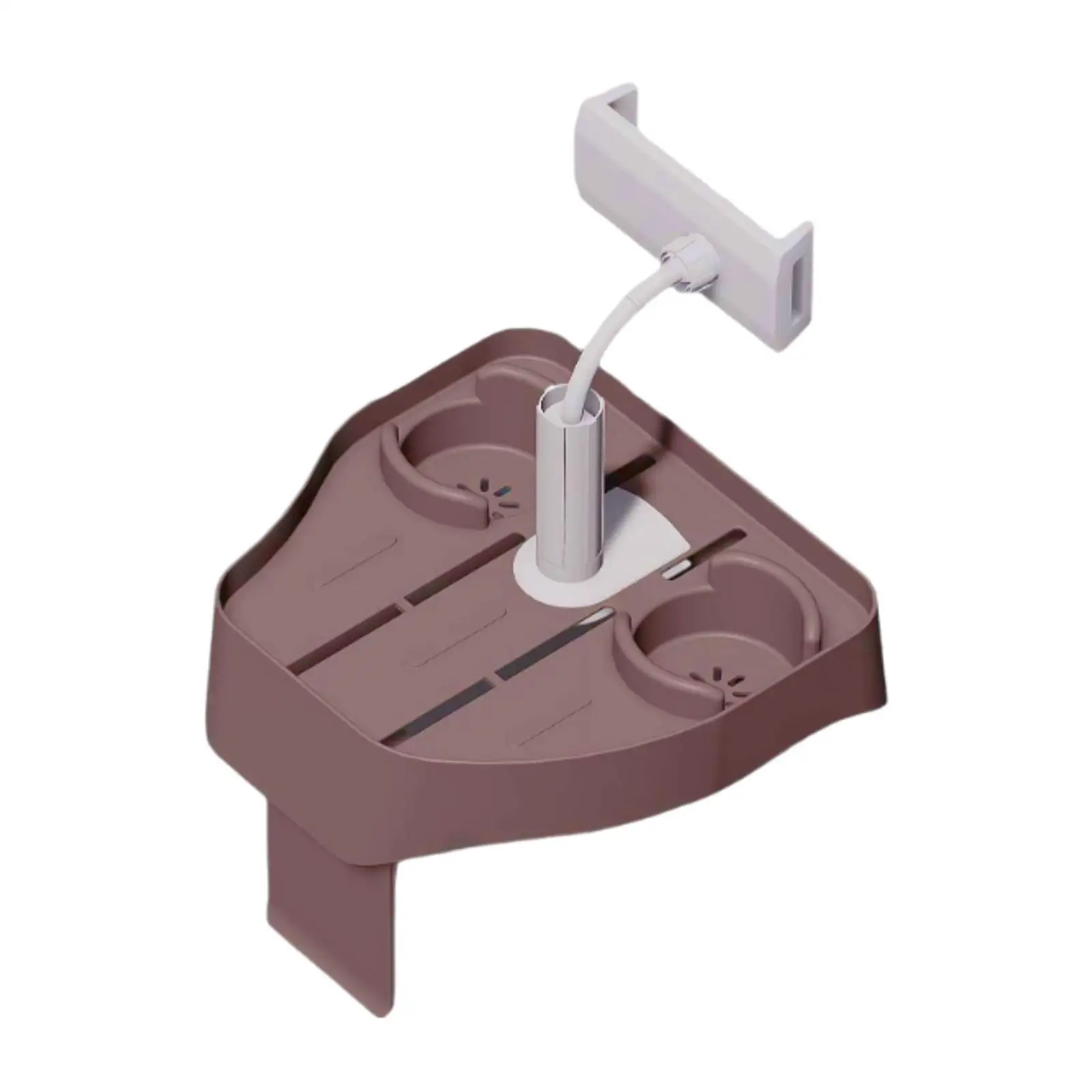 

Боковой поднос, настольная подставка для напитков и телефона, многофункциональный прочный съемный держатель для телефона у бассейна, держатель для напитков для улицы