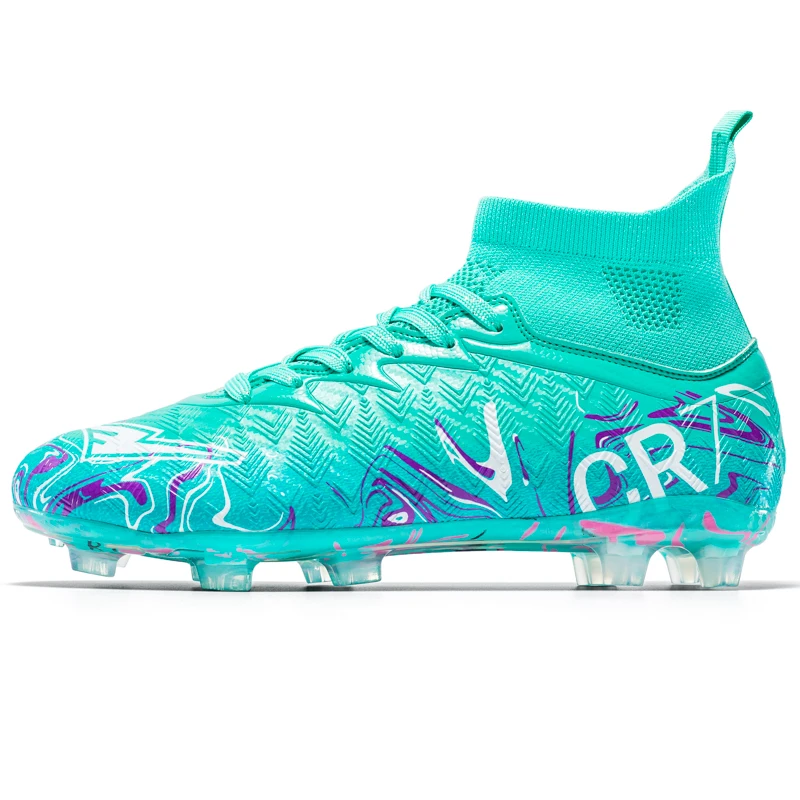 Men Soccer Shoes FG Sneaker Boy Comfortable Society Resistant Top Quality Football Shoes Long Spikes Football Boots