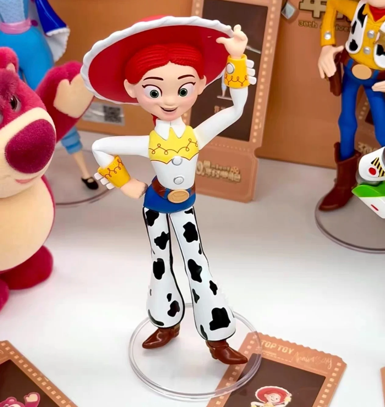 Scatola cieca originale Toy Story per il 30° anniversario Woody Buzz Lightyear Scatola misteriosa Ornamenti Scatola a sorpresa Regalo di compleanno Kawaii