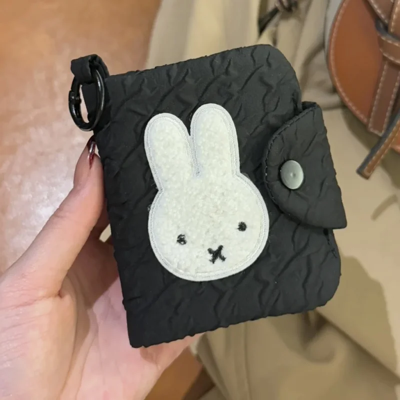 New Kawaii Miffy Cartoon PVC ID Card Wallet Cute Mini Storage Toys Funny Lovely Best Gift for Kids Girl Birthday Christmas