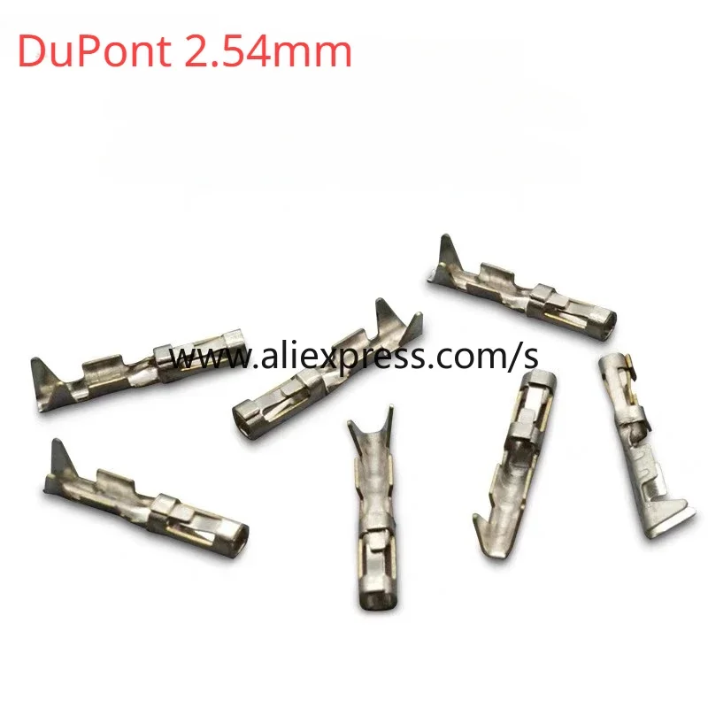 DuPont 2.54mm 100Pcs Terminal Languette Hook Switch Connector Plug Socket Picth 2.54mm