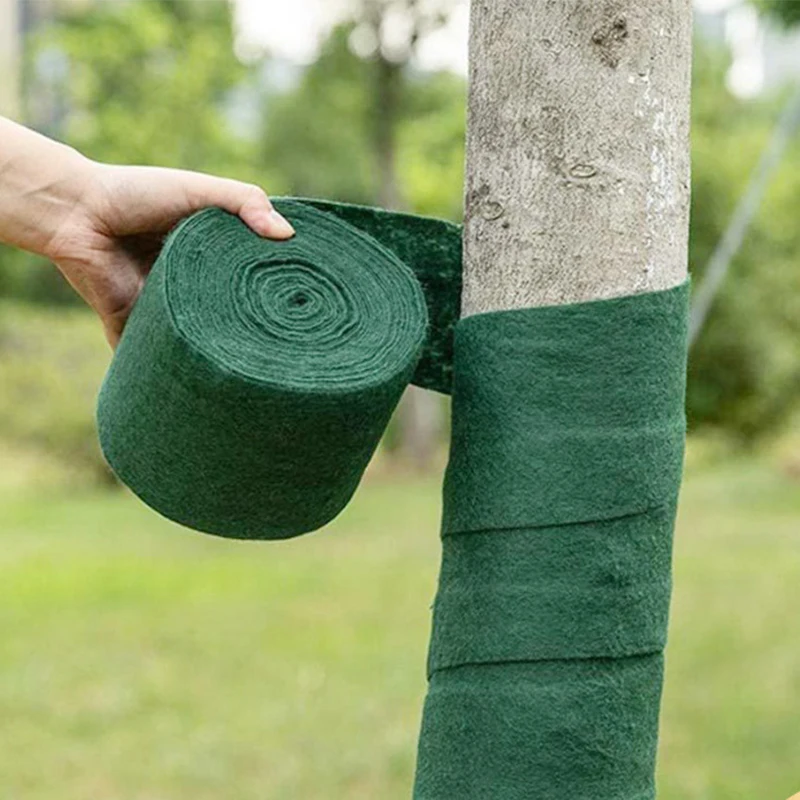 Tree Trunk Protector Gardening Wrap Winter-Proof Tree Trunk Shrub Plants Antifreeze Bandage Tape Entangled Cotton Cloth Warm