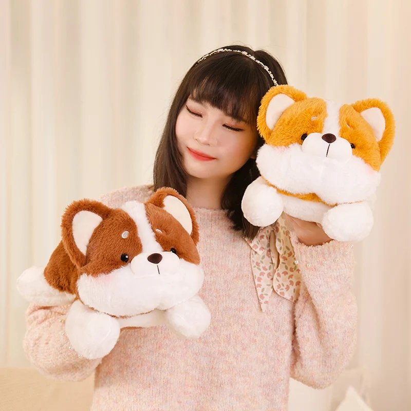 55cm simpatico cane peluche peluche peluche Corgi Shiba Lnu cuscino regalo di natale bambini Kawaii regalo di compleanno di san valentino