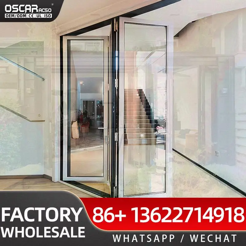 

Sophisticated Durable Aluminum Bi Fold Patio Doors Foldable Glass for Modern Outdoor Homes US Canada folding door