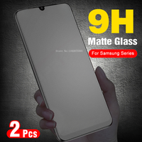 2Pcs Matte Tempered Glass For Samsung Galaxy A14 4G A34 A54 5G Samsang A 14 34 54 SamsungA14 Frosted Full Cover Screen Protector