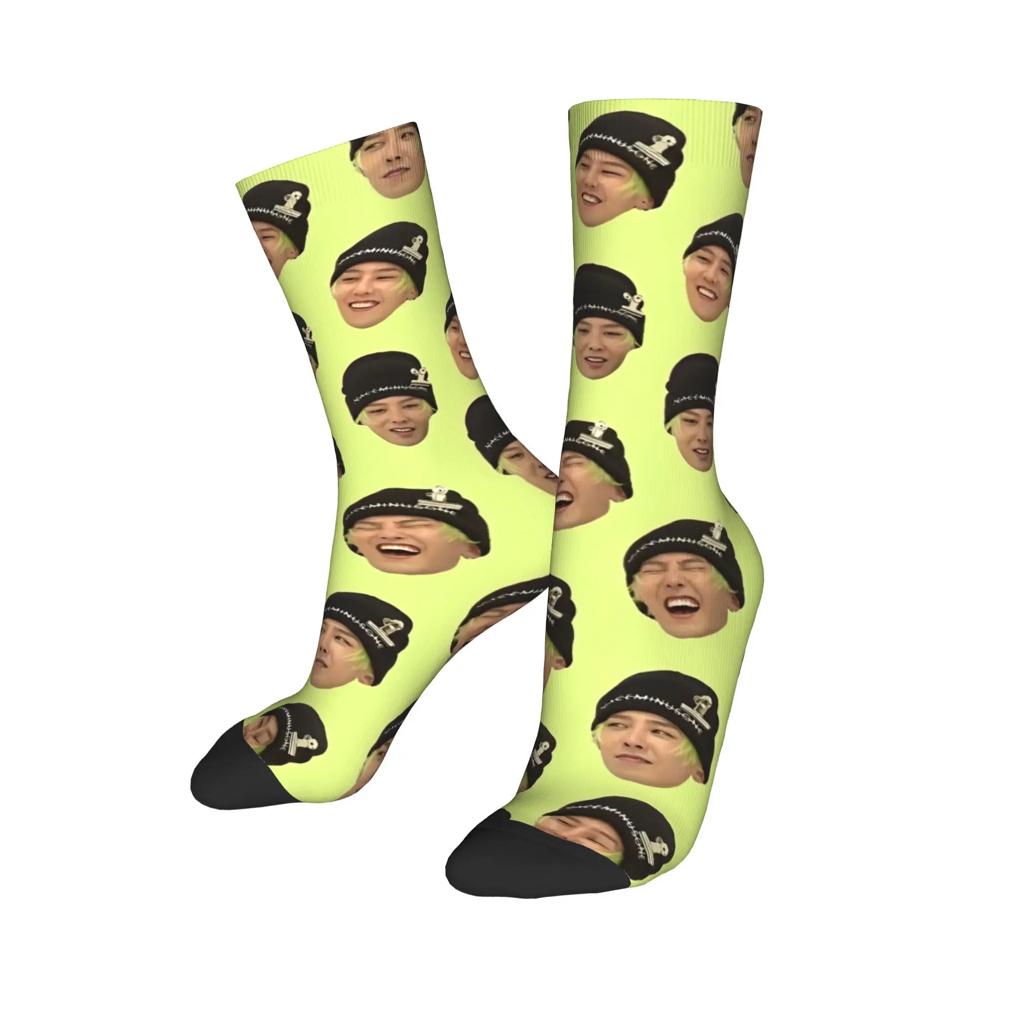 Ubermensch Gdragon World Tour 2025 جوارب مخصصة Harajuku جوارب شتوية غير قابلة للانزلاق للجنسين الرجال الجري جوارب رياضية عالية الجودة