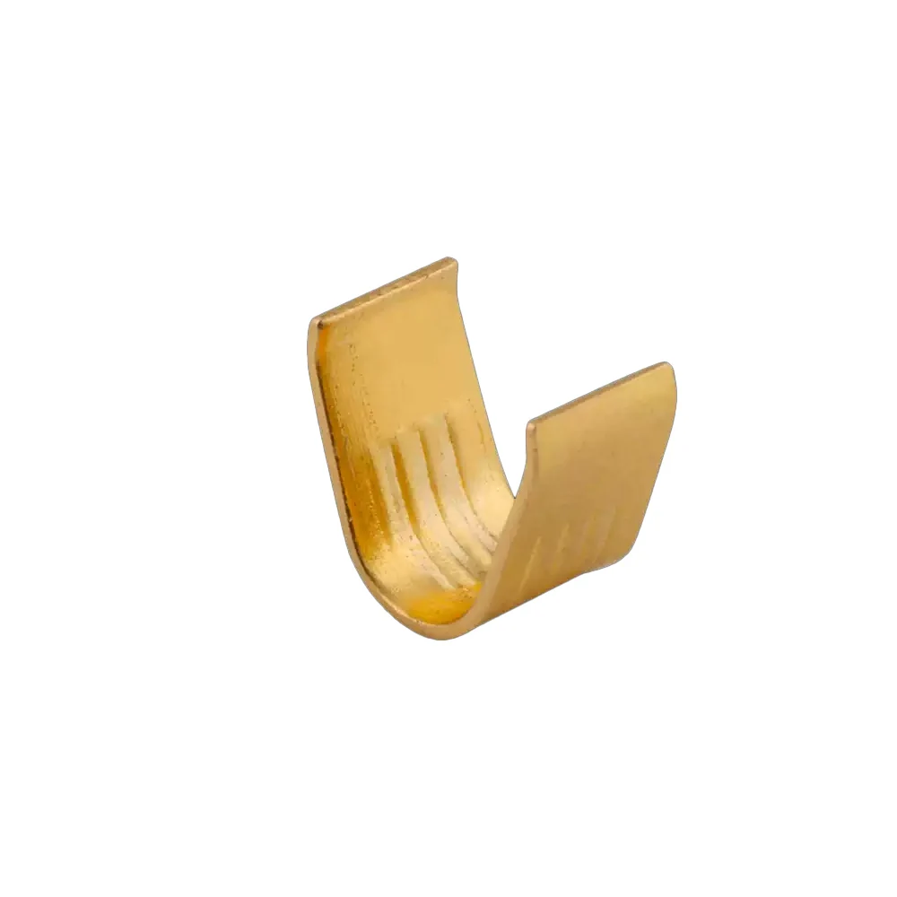 100 PCS DJ454D U-Shaped Crimping Buckle Terminals Copper Wire Joining Buckles 459 Wire-Wrapping Terminals for Electrical Wiring
