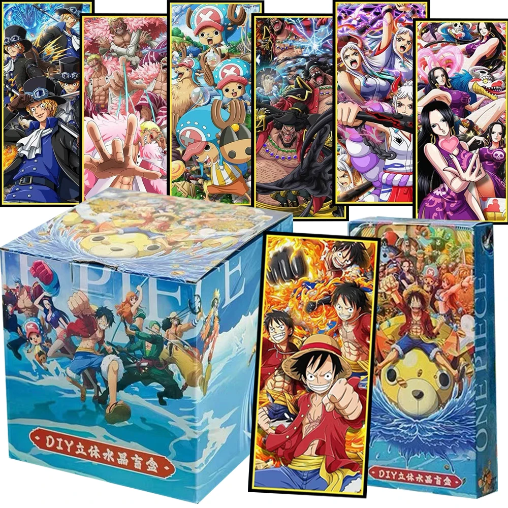 مغامرة يابانية أنيمي رائعة ثلاثية الأبعاد بطاقات اللوحة شخصية الدم الساخن رائعة ومبتكرة لتقوم بها بنفسك كريستال حلية هدية طفل