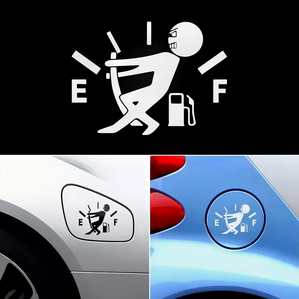 

Vinyl Car Stickers Universal High Gas Consumption Interesting Style Decal Fuel Gage Empty Stickers Paste Fuel Tank Cap Stickers