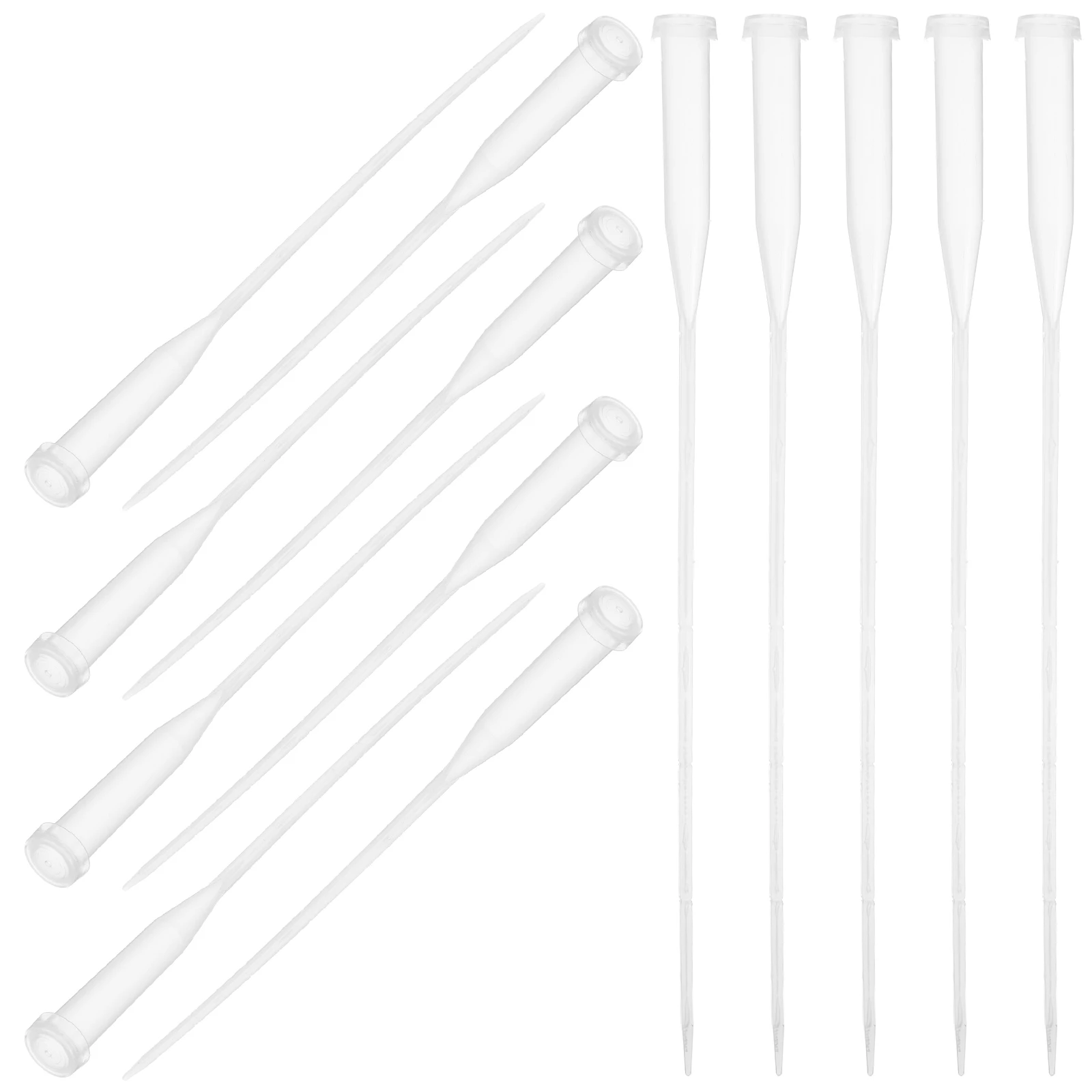 25 szt. Wielorazowe plastikowe tubki na kwiaty, patyczki do podlewania świeżych kwiatów z nakrętkami do aranżacji kwiatowych na wesela i do użytku w ogrodzie.