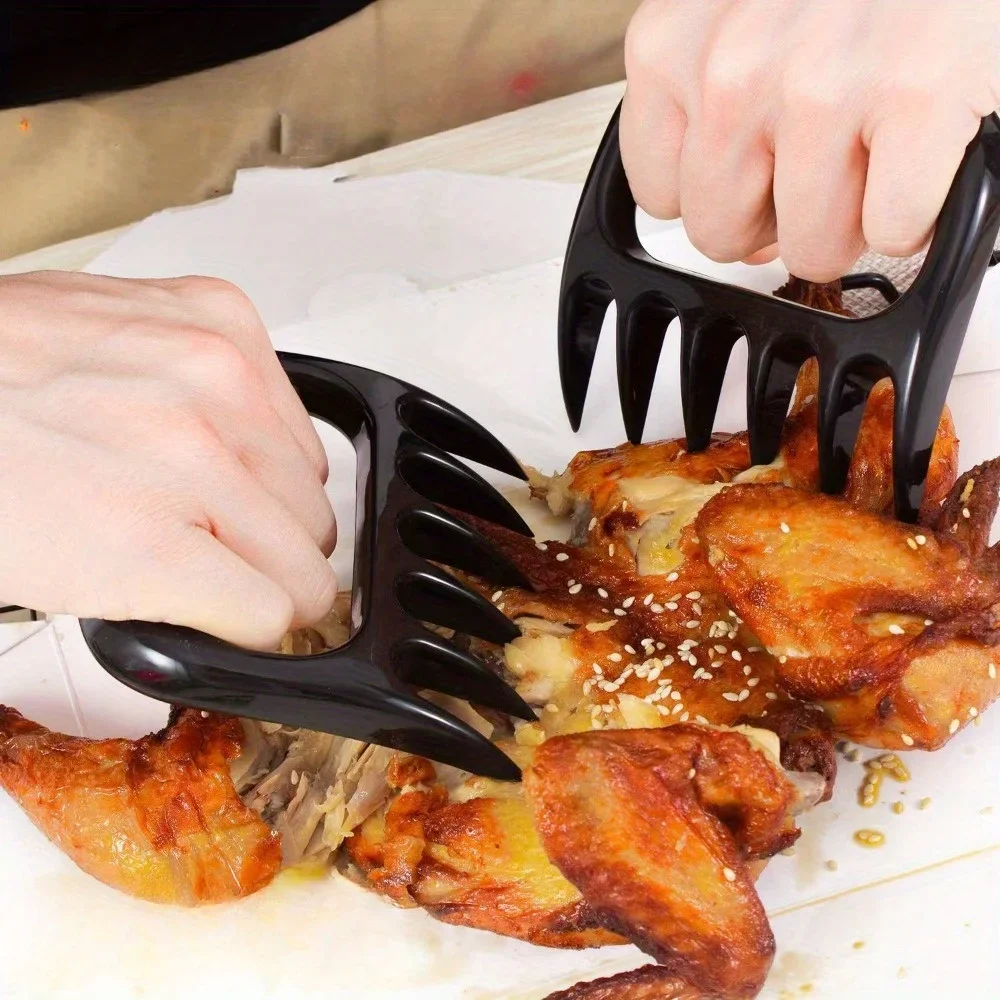 2PCS Quick Ripper Black Bear Claw Meat Splitter Multi-Purpose Meat Handling Tool Cooking Accessories