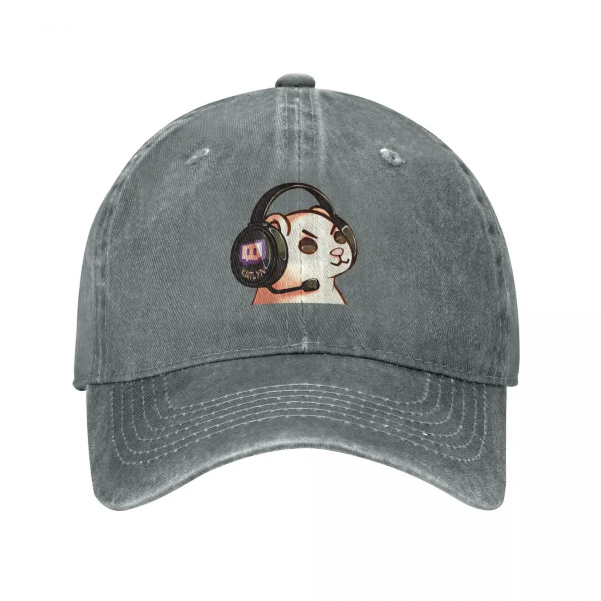 Gamer Ferret Cap Baseball Cap beach hat Icon Sun Hat For Children Men's Baseball Women's