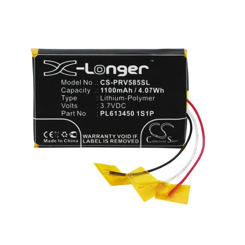 

3.7V 1100mAh GPS, Navigator Battery PL613450 1S1P for Prestigio GeoVision 5850HDDVR +TOOL