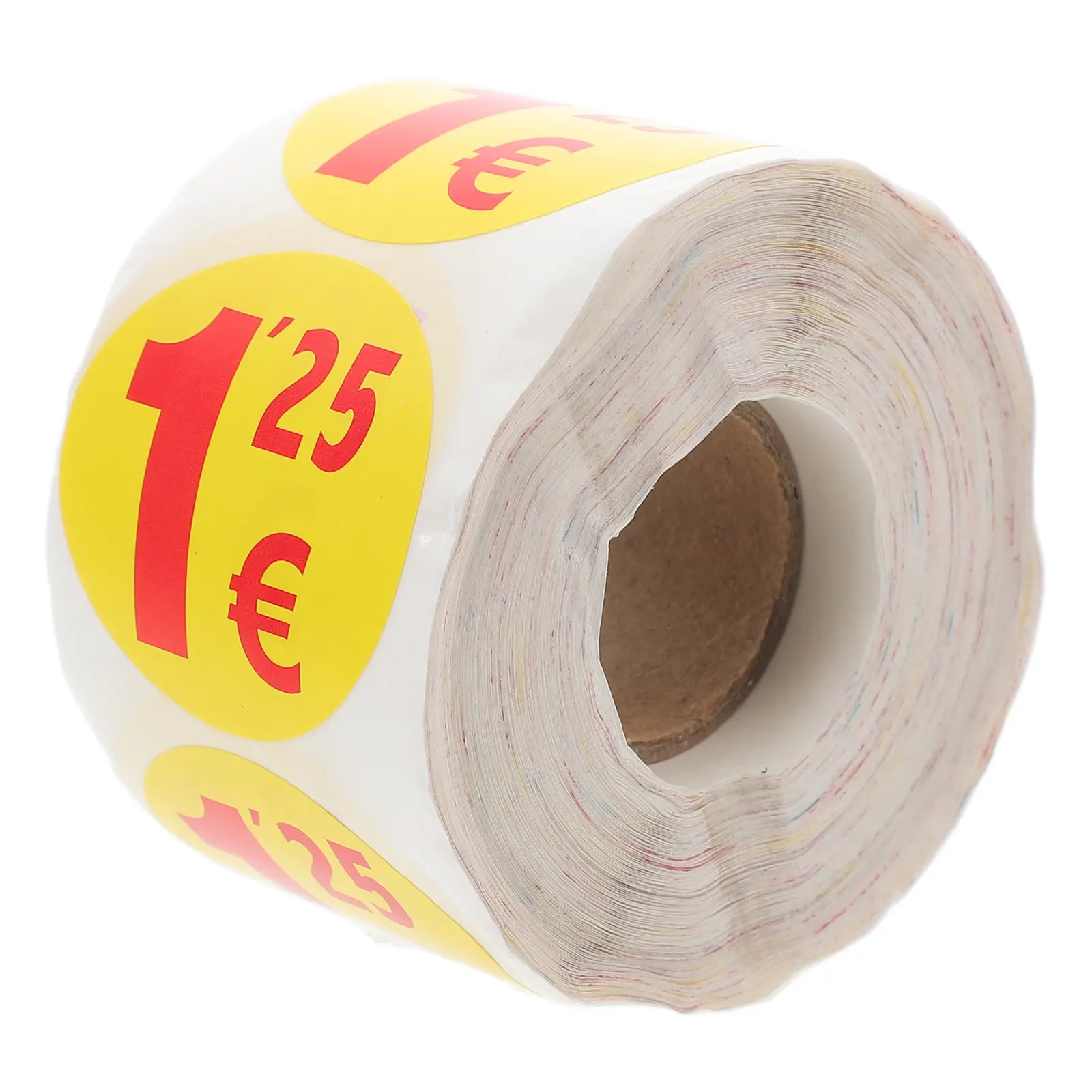 

1 Roll Self-Adhesive Round Price Sticker Labels Bright Neon Colors for Yard Sales Supermarket Retail Stores Small Business