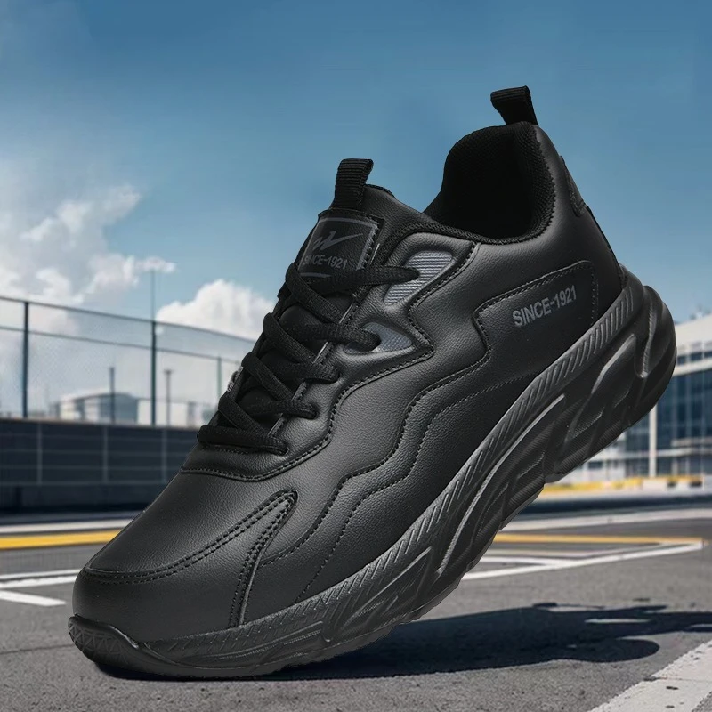 Double Star Large Black Men's Shoes Sports Shoes Extra Large Shock Absorbed Soft Bottom Lightweight Large Casual Sports Shoes