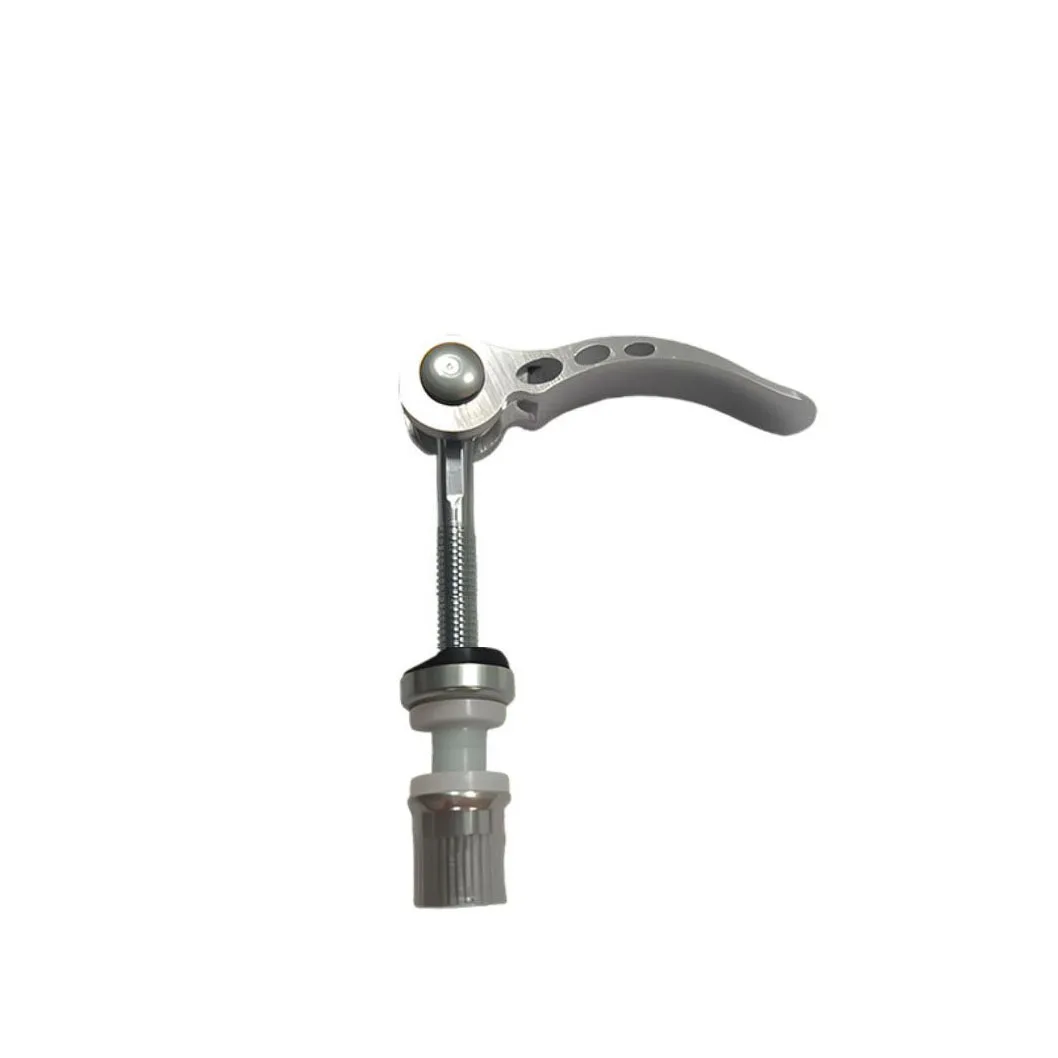 QR Seat Tube Clamp for Mountain Bikes Featuring Aluminum Housing and Steel Rod Core Compatible with 31.8mm and 30.5mm Seat Tubes