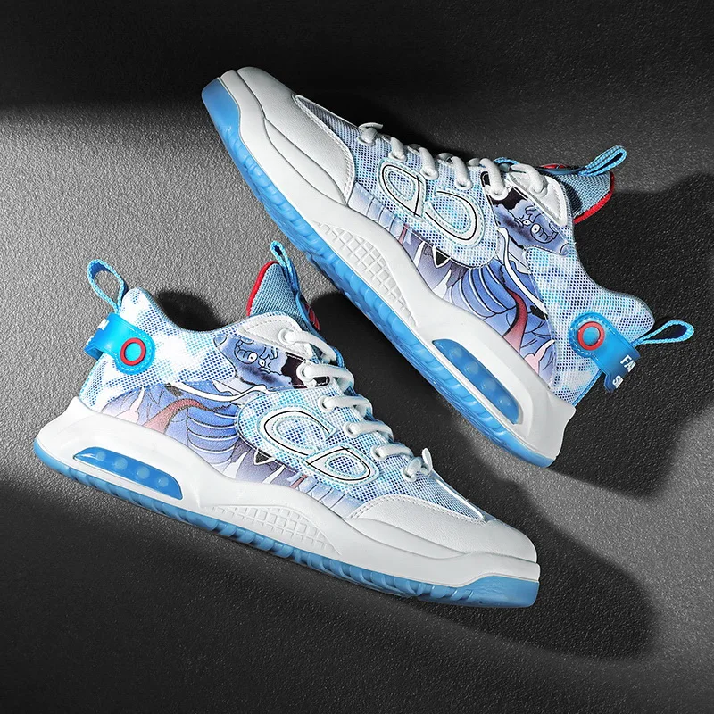 

High Quality Basketball Shoes Men Sneakers Boys Basket Shoes Autumn High Top Anti-slip Outdoor Sports Shoes Trainer Women Summer