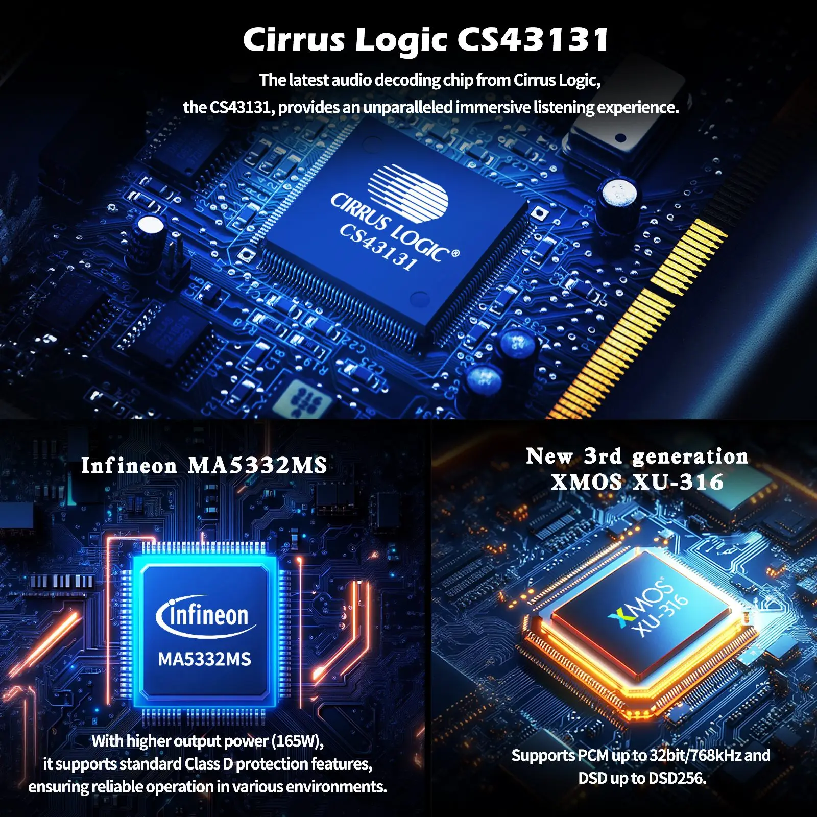 SMSL AS400 Hi-Res DAC Power Amplifier Headphone AMP Support Bluetooth USB Optical Coaxial MM Vinyl Phono Amplifier Audio Decoder