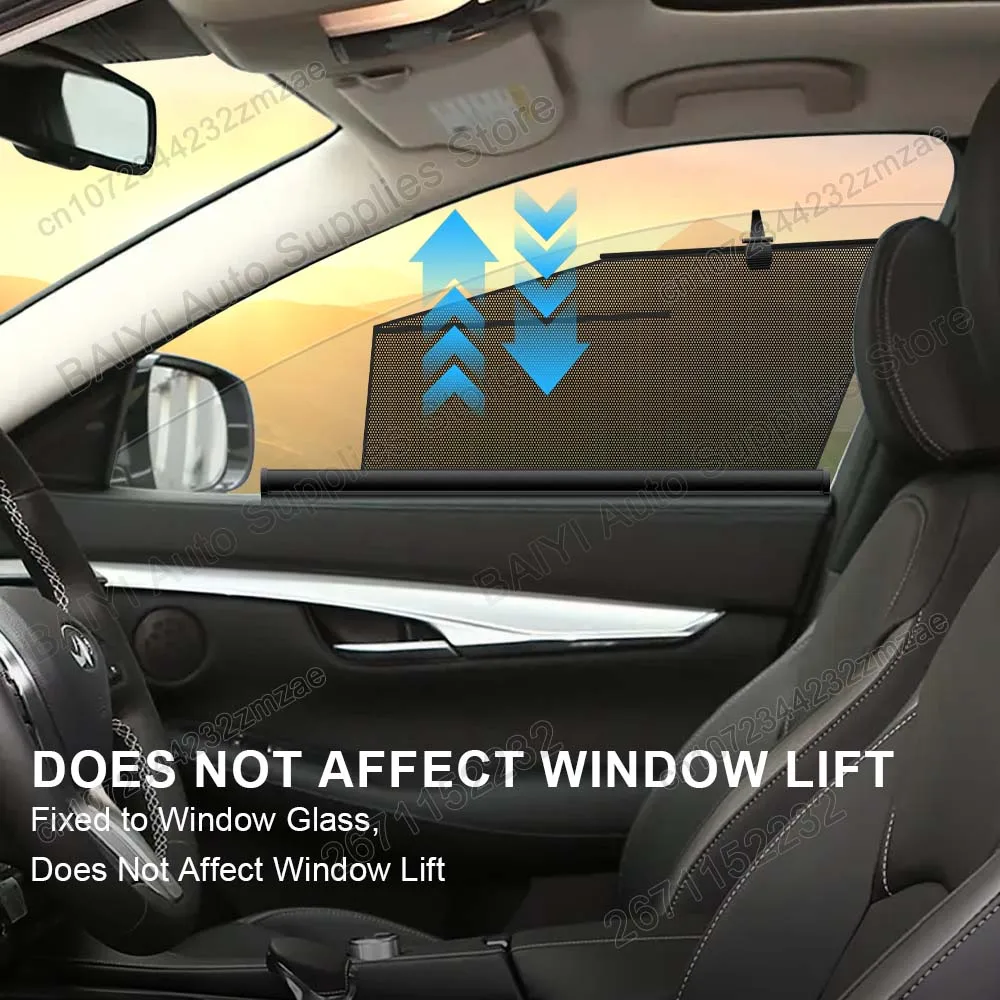 For Infiniti QX50 2015-2026 Car Sunshade Car Side Window Sunscreen Curtain Passengers Sunscreen Protection Auto Accessories