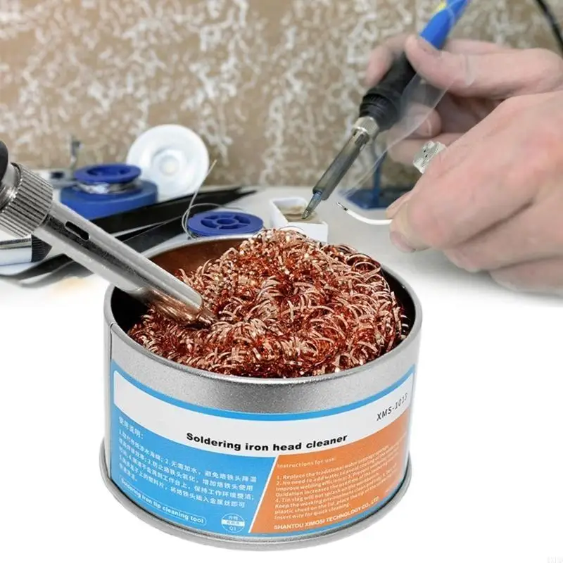 4XFD Innovative Soldering Iron Tip Cleaner Repair Cleaning Tool for Extended life