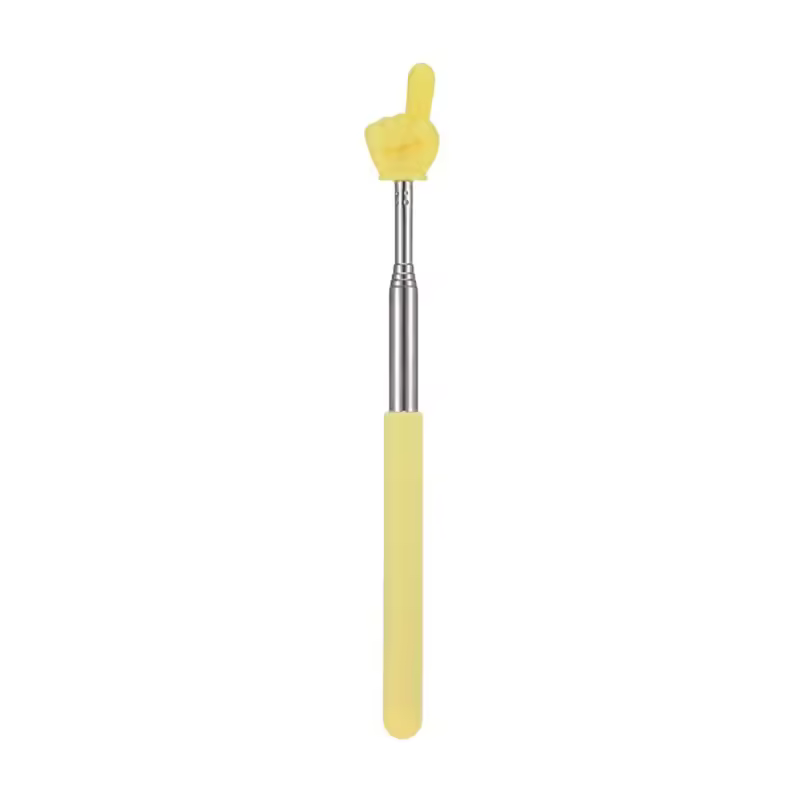 Creative Stainless Steel Teaching Telescopic Rod Finger Design Teaching Stick multifunctional Reading Stick home School Supplies - Image 8