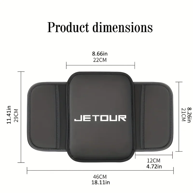 Car Armrest Mat Center Console Arm Rest Protection Cushion Armrests Storage Pad for Chery Jetour X70 Plus X70M X90Plus X95Pro