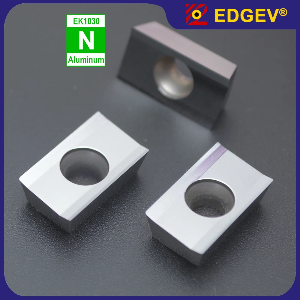 

EDGEV 100% Genuine Face Milling Blade,APKT1604PDER-AH Inserts,CNC Lathe APKT Cutter,Aluminum Alloy,Copper Processing