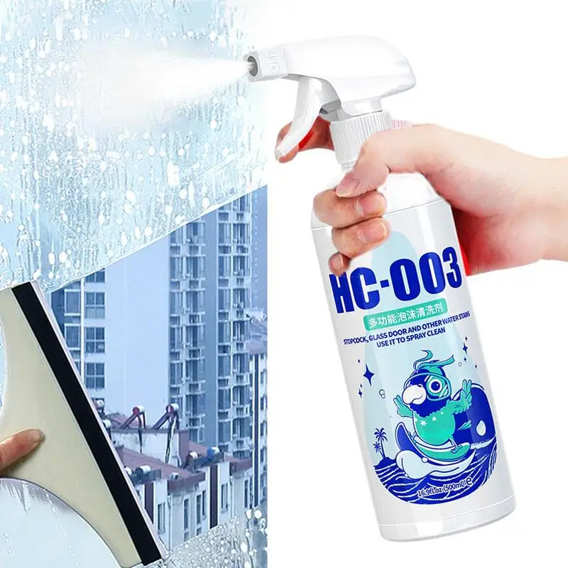 Bathroom Descaler Spray Multi-functional Cleaning Spray 500ml Multi-functional Limescale Cleaner And Descaling Cleaning Agent