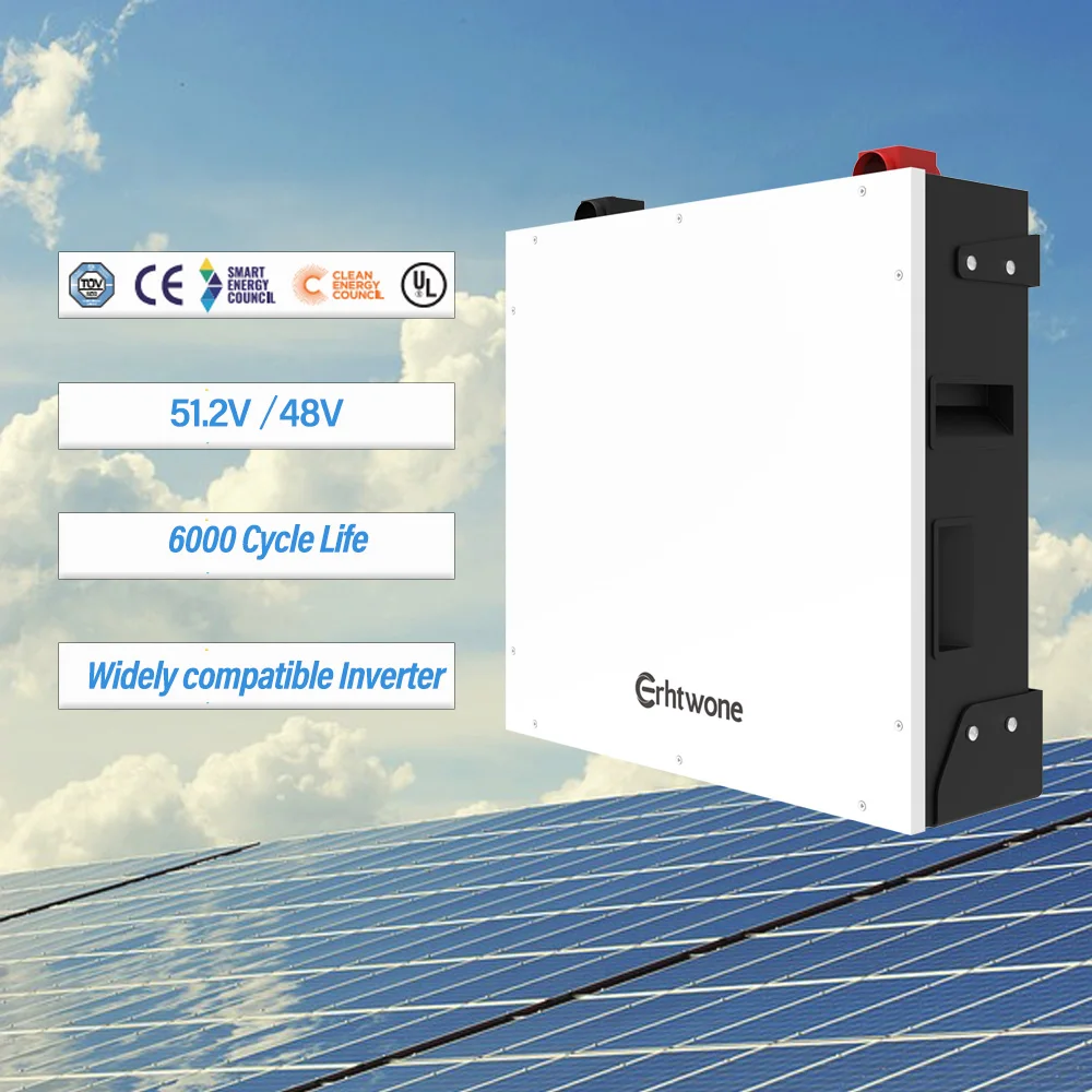 51.2v Lifepo4 Bms Wall-mounted Storage Lithium Batteries 51.2v 100ah  Battery Widely Compatible With Inverters