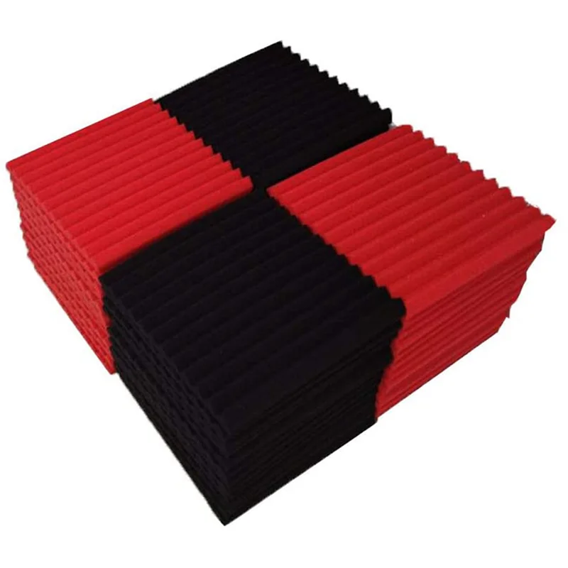 

Y67A-200Pcs Sound Insulation Board Sound Insulation Studio Foam,For Wall Sound Insulation Board,For Home Studio,2.5X 30X 30Cm