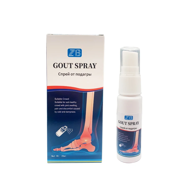 Gout Medicine Spray Arthritis Pain Relief Health Care Fluid Treatment Rheumatism Joints Fingers Toes Swelling Medical Plaster