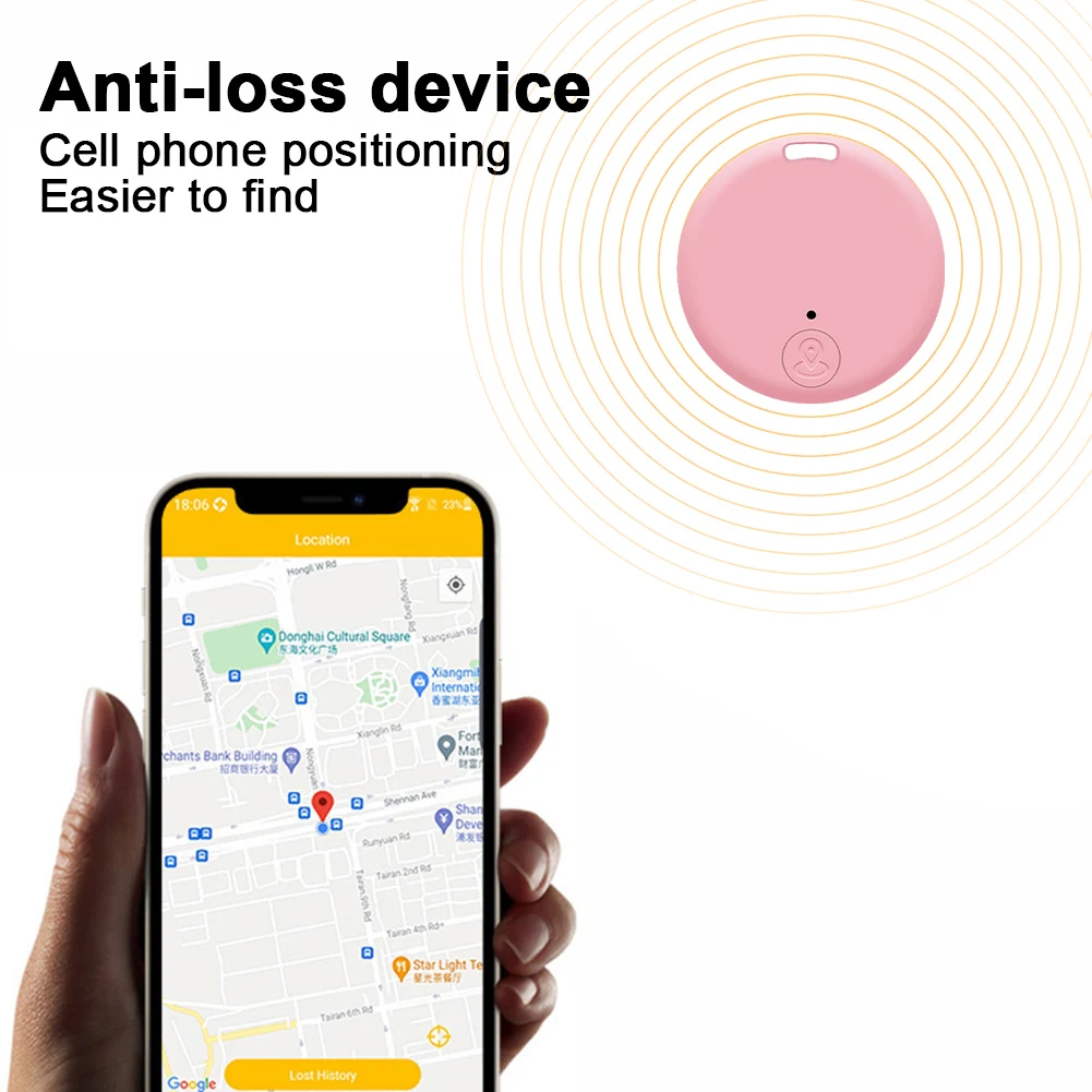 子供のためのスマートなミニGPSトラッカー,バッテリー寿命,紛失防止,Bluetooth互換のあるアイテム,荷物,財布,検索