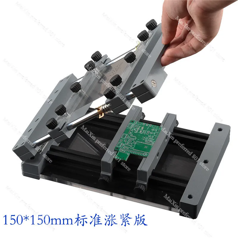 

Стол для ручной трафаретной печати печатной платы, небольшой простой трафаретный принтер, печатная машина для паяльной пасты