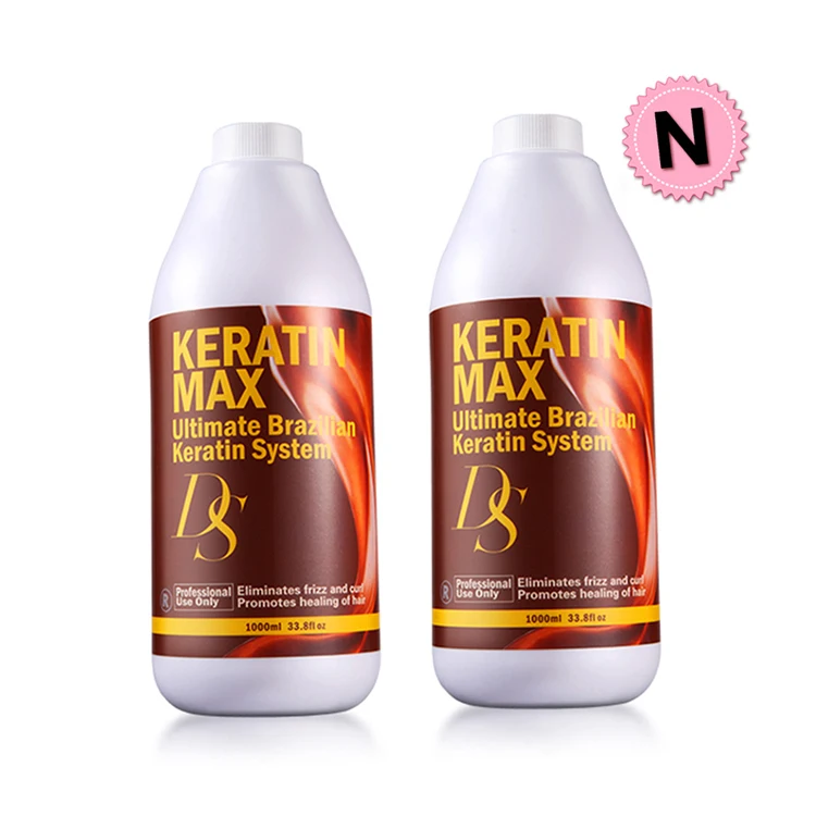 Best Selling Keratin Hair Treatment 5% Formaldehyde 2pcs 1000ml Keratin Eliminate frizz Repair Damaged Hair Make Shining&Smooth