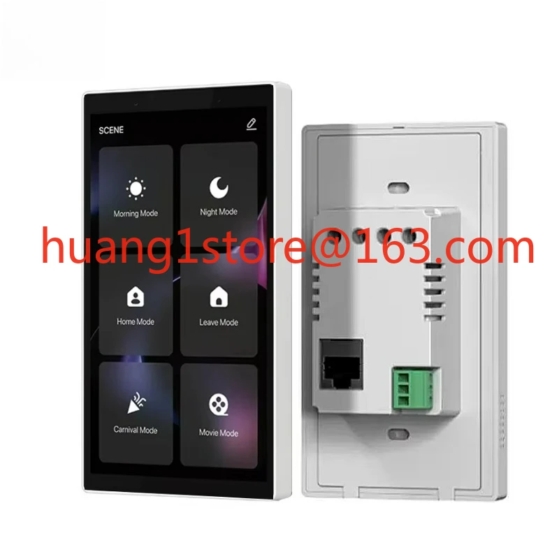 Smart Home Control Hub with Built-in Zigbee Gateway, Multi-Scene Touch Screen Panel for Centralized Automation