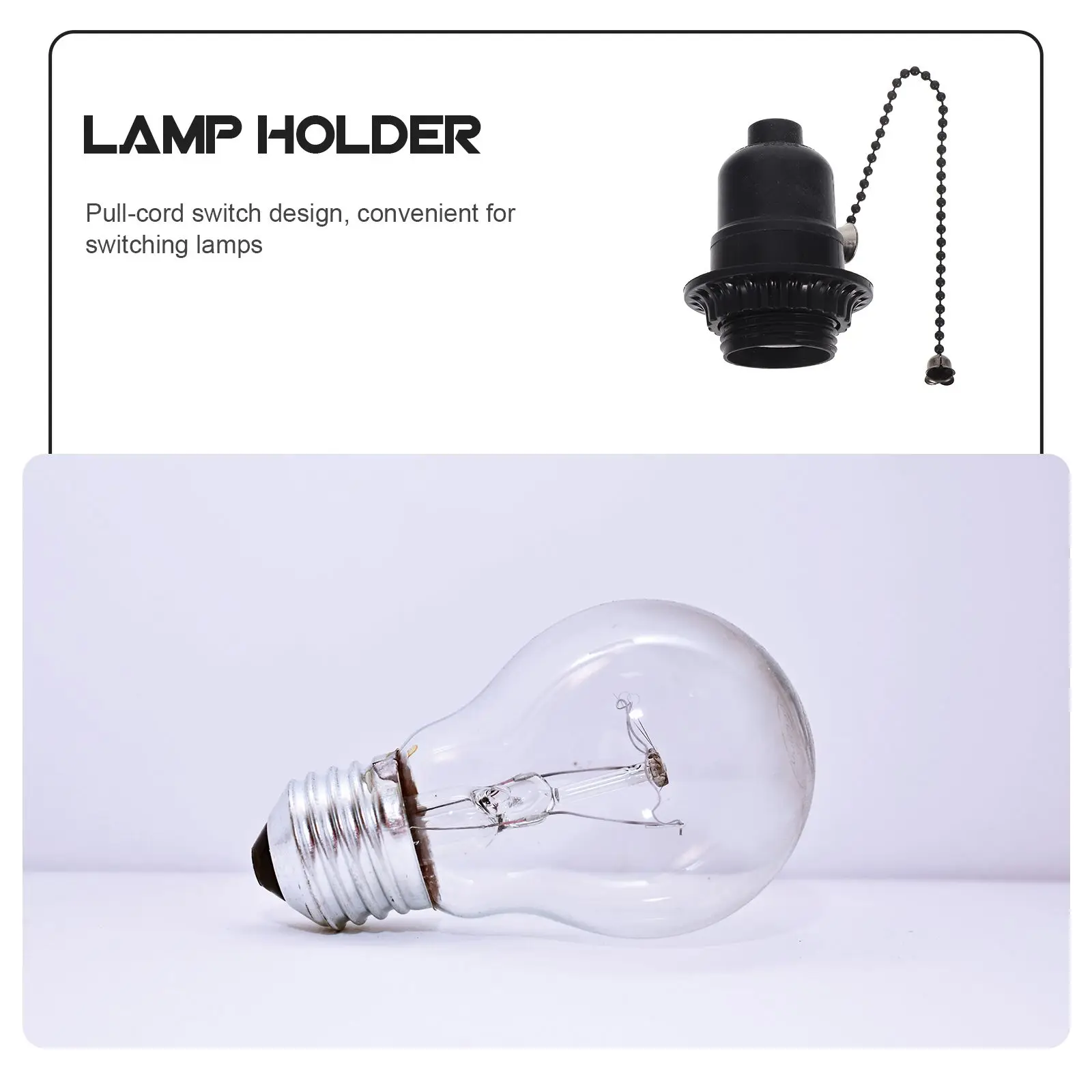 Light Adapter Universal Socket Lamp Parts for Making Lamps Household Converter Bakelite