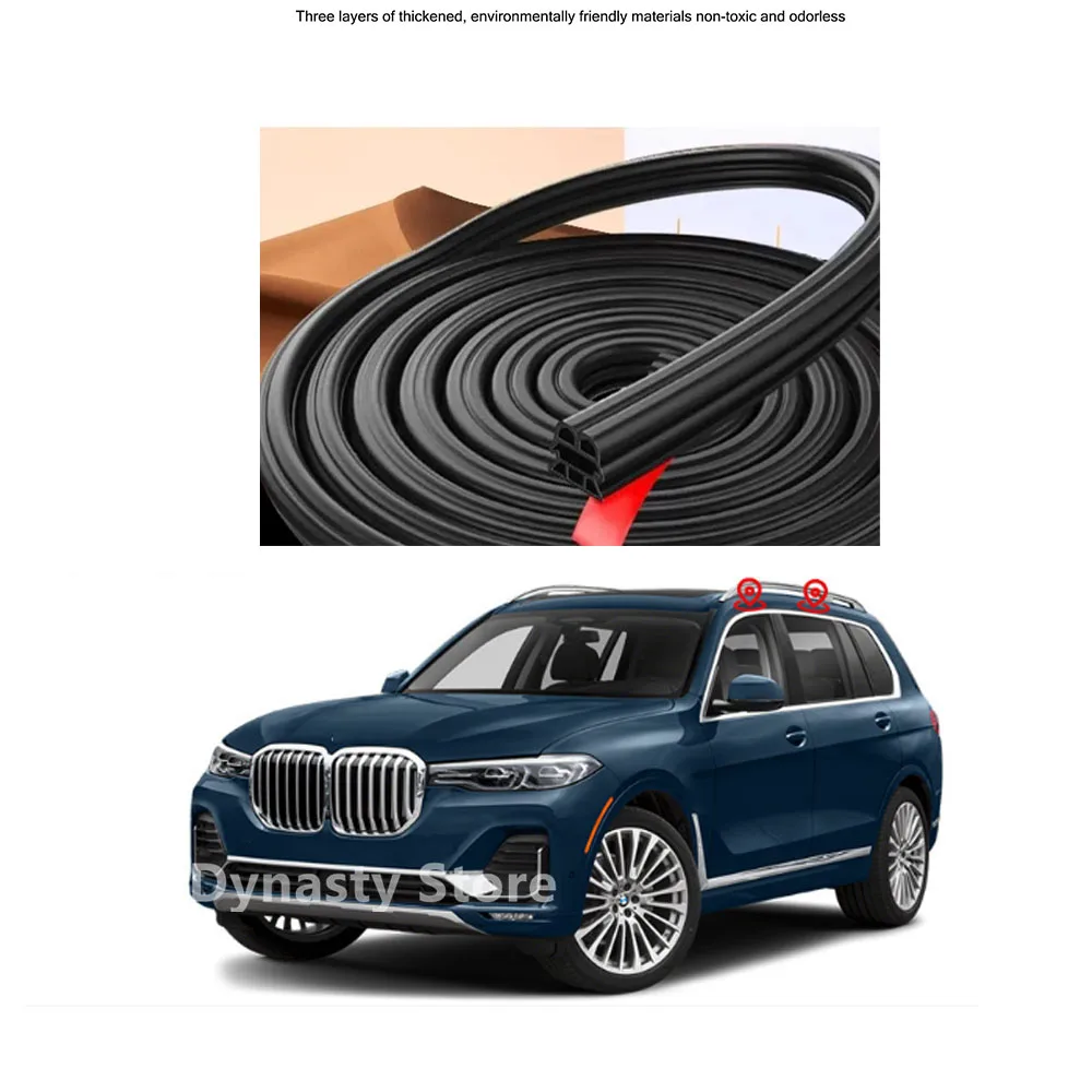 

The Door Sealing Strip Is Suitable For BMW X7 2019-2023 Car Sound Insulation Whole Car Dustproof Decoration Accessories