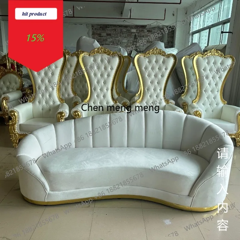 

Диван M45 Studio для банкетов, свадеб, эксклюзивный диван для жениха и невесты, для спальни и гостиной, с мягкими велюровыми подушками, на заказ