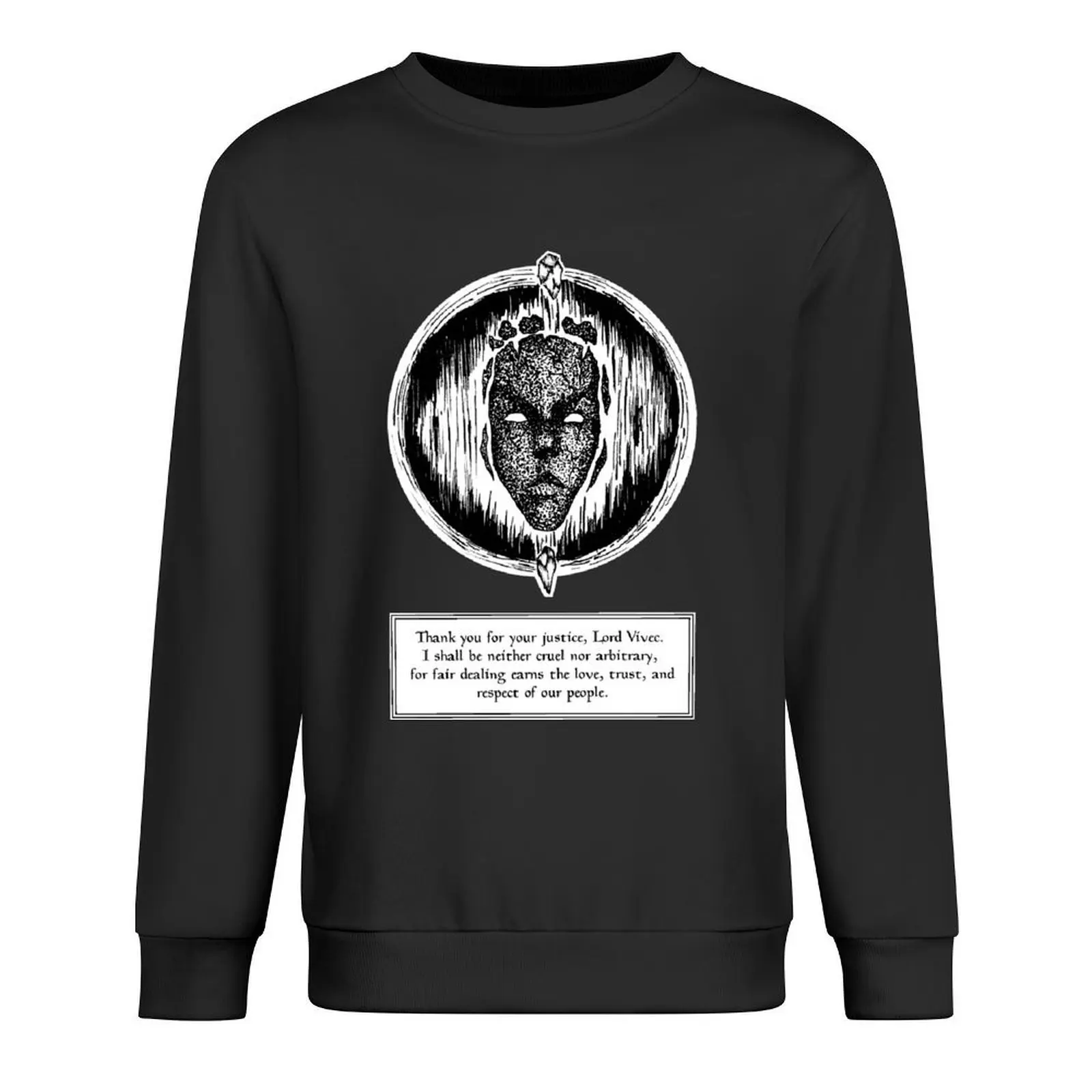 

Vivec's Ashmask Pullover men wear men clothing men's clothing anime clothes hooded sweatshirt for men
