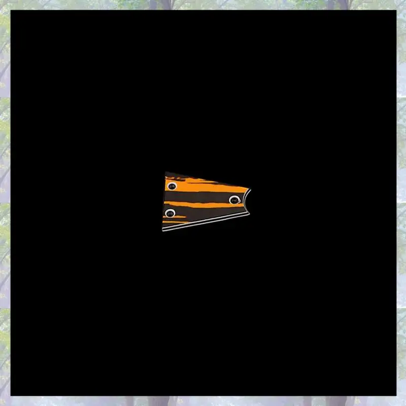 3 رقائق مثلث الغيتار الجمالون غطاء قضيب 3 حفرة الجمالون قضيب لوحة لقطع غيار الغيتار الكهربائي باس