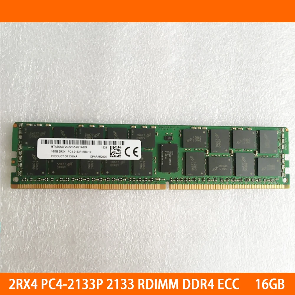 

1PCS 16G 16GB For MT RAM 2RX4 PC4-2133P 2133 RDIMM DDR4 ECC Memory High Quality Fast Ship