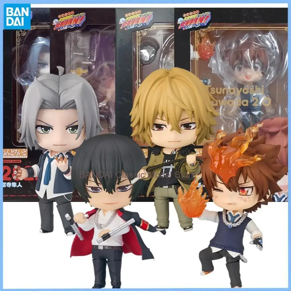 

GSC Nendoroid TUTOR HITMAN REBORN! Hayato Gokudera Kyoya Hibari 2.0 DINO Tsunayoshi Sawada 2.0 Anime Action Figure Collectible